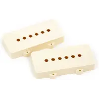 Fender 54442049 pickup covers Jazzmaster, parchment, plastic, set van 2