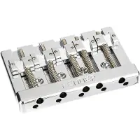 Fender HiMass Brugassemblage voor 5-snarige Bas - Chroom met Messing Zadels