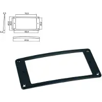 Boston HPR-08-SBK Slanted Pickup Ring voor Humbucker - Zwart