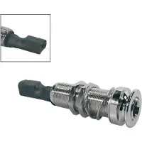 Boston EPJ-5525-N Eindknop Jack – 2,5 mm naar 6,3 mm Female Jack, Nikkel