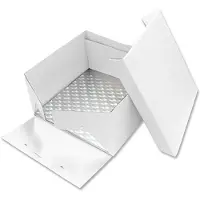 Pme Cake Box & Square Cake Board (3mm) 20x20x15 cm