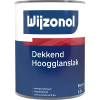 Wijzonol Dekkend Hoogglans | Lakverf Buiten 2,5 LTR - Kleur|1|2