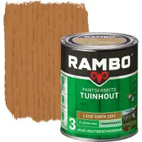 Rambo Pantserbeits Tuinhout Zijdeglans Transparant Lichteiken 1202 750 ML