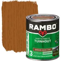 Rambo Buitenbeits Pantserbeits Tuinhout Transparant - Donkereiken - Zijdeglans - 750ml