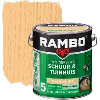 Rambo Pantserbeits Schuur&Tuinhuis Zijdeglans Transparant 2,5 LTR
