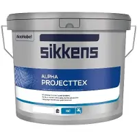 Sikkens Alpha Projecttex | Matte Muurverf 5 LTR - Donkere kleur|1