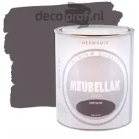 Hermadix Meubellak Extra Krijtmat Antraciet 750 ML