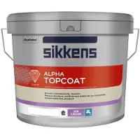 Sikkens Alpha Topcoat | Zijdeglans Gevelverf 5 LTR - Donkere kleur|1