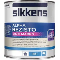 Sikkens Alpha Rezisto Anti-Marks Mat | Matte Reinigbare Muurverf 1 LTR - Donkere kleur|1