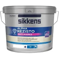 Sikkens Alpha Rezisto Anti-Marks Mat | Matte Reinigbare Muurverf 10 LTR - Donkere kleur|1