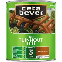 Cetabever tuinhout beits transparant donker eik zijdeglans 750 ml