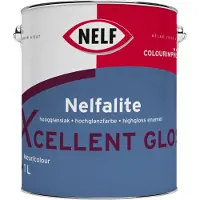 Nelf Nelfalite Xcellent Gloss | Hoogglans Lakverf Binnen & Buiten 2,5 LTR - Wit