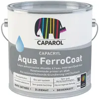 Caparol Capacryl Aqua Ferrocoat | Zijdemat Eén-pot-systeem 2,5 LTR - Kleur|1|2