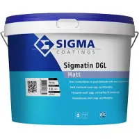 Sigma Sigmatin DGL Matt | Matte Muurverf 10 LTR - Lichte kleur|2
