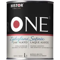 Histor One Lak Zijdeglans Alkyd (Terpentinegedragen) 1 LTR - Kleur|1|2