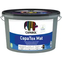 Caparol Capatex Mat | Matte Muurverf en Plafondverf 10 LTR - Zwart