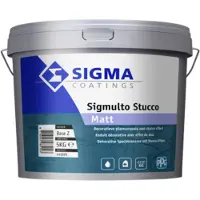 Sigma Sigmulto Stucco Matt | Decoratieve Wandafwerking 5 KG - Kleur|1|2