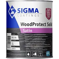 Sigma WoodProtect Solid Satin | Dekkende Houtverf Buiten 1 LTR - Kleur|1|2