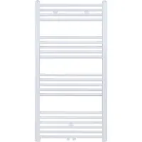Belrad Handdoekradiator Middenonderaansluiting 500x1200mm 638 Watt Wit