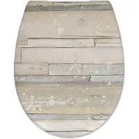 CEDO Toiletzitting Pastel Wood Grijs Bruin
