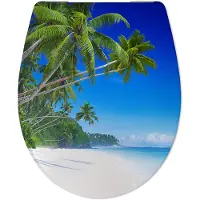 CEDO Toiletzitting tropical softclose strand veelkleurig