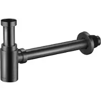 Alvoro Universal Design Wastafelsifon - Geborsteld Gunmetal PVD - Messing - 5404024115002 - Wastafels, Sifons