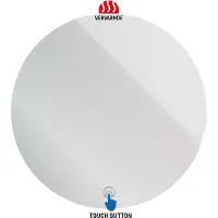 SaniGoods Halo ronde spiegel met verlichting en verwarming 80cm