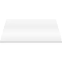 Aloni Wastafelblad MDF – 76 cm – Glanzend Wit