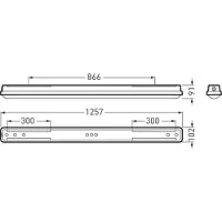Trilux LED Plafondarmatuur Opbouw | 24W 4000K 4000lm | 840 IP66 | 7588040