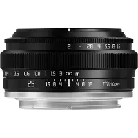 TTArtisan APS-C 25mm F/2 Fuji X-mount Black