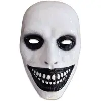 Witbaard Masker Mr. Sombra (zwart, wit)