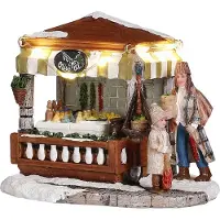 Luville Olives market battery operated l12xb9xh10cm Kerst