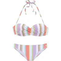 LASCANA Bikini geel / jade groen / lichtlila / pitaja roze