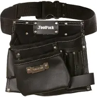 Toolpack Leren gereedschapsgordel 366.002 Zwart