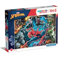 Clementoni - Puzzel - 104 Stukjes - Spider-Man - Maxi Puzzel - Vanaf 4 Jaar
