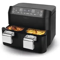 MAXXMEE Heißluft-Fritteuse Doppelkorb 2x3,8l