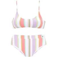LASCANA Bikini lichtgroen / pastellila / lichtlila / koraal
