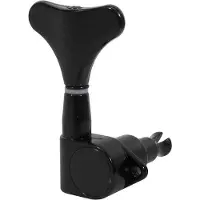 Boston 92-BL machine heads for bass guitar, die cast, 4x left, black