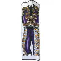 La Señorita Spaanse flamenco schort - keuken schort heren paars - verkleed kleding