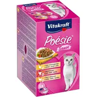 Vitakraft Natvoer Poésie Adult Multipack In Saus 85 G 6 Stuks