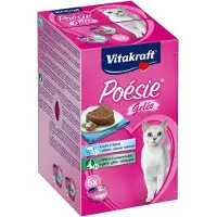 Vitakraft Poésie Création in gelei natvoer kat multipack (6 x 85 g) 4 verpakkingen