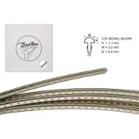 Boston FW-1120052 Fretwire - 5 m, 12% Nikkelzilver, Perfect voor Gitaarbouwers