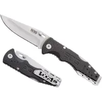 SOG Knives High Quality SOG Salute Antislip Zakmes Zwart Tactical Mes Outdoormes Inklapbaar Vismes Jachtmes