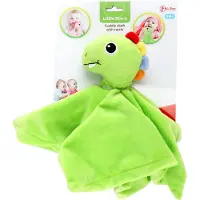 Overige merken Toi-toys Knuffeldoekje met rammelaar Dino Junior 30 Cm Pluche Groen