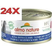 Almo Nature HFC - Kattenvoer - Tonijn & Mosselen - 24x70gr