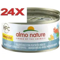 Almo Nature HFC - Kat - Graanvrij Makreel & Aardappelen - 24x70gr