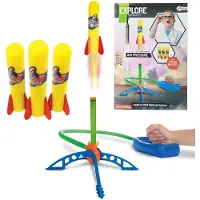 Toi-Toys Luchtdruk raket + lanceerbasis 35621A