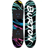Burton - Snowboards - Mini Grom Rocker 2027 voor Unisex van Hout - Kindermaat 100 cm - Zwart