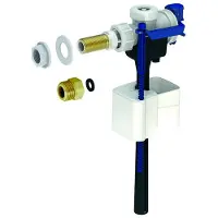 Geberit Type 333 vlotterkraan Type 333 - met zijaansluiting 3/8 en 1/2 nippel is van - messing (chroom)