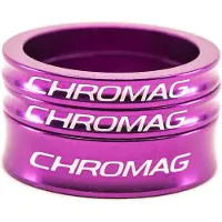 Chromag Steering Spacers Aluminium Violet